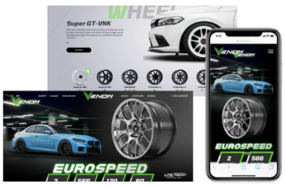 1001click portfolio project ผลงาน website